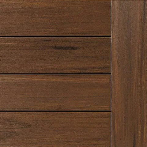 Azek vintage couleur mahogany.