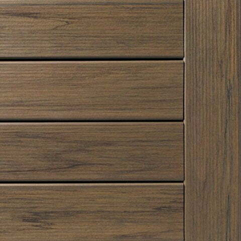 Timbertech legacy color pecan.