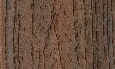 Trex transcend decking couleur spiced rum.