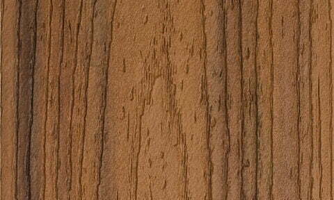 Trex transcend decking couleur tiki torch.