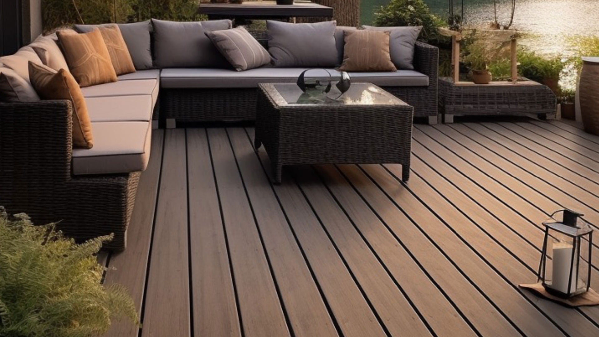 Fiberwood decking.